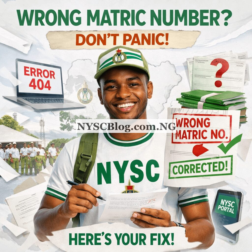 Your NYSC Matric Number is Wrong on the Portal? Don’t Panic! Here’s Your Fix